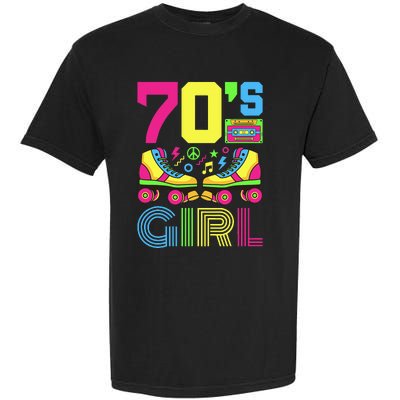 70s Girl 1970s Fashion Theme Party Outfit Seventies Costume Garment-Dyed Heavyweight T-Shirt