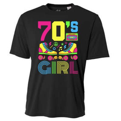 70s Girl 1970s Fashion Theme Party Outfit Seventies Costume Cooling Performance Crew T-Shirt