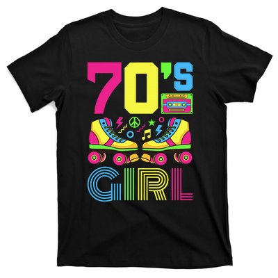 70s Girl 1970s Fashion Theme Party Outfit Seventies Costume T-Shirt