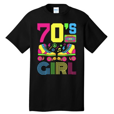 70s Girl 1970s Fashion Theme Party Outfit Seventies Costume Tall T-Shirt