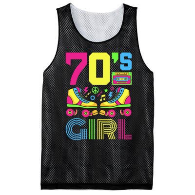 70s Girl 1970s Fashion Theme Party Outfit Seventies Costume Mesh Reversible Basketball Jersey Tank