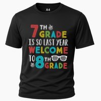 7th Grade Is So Last Year Welcome To 8th Grade Teachers Gift Cooling Performance Crew T-Shirt