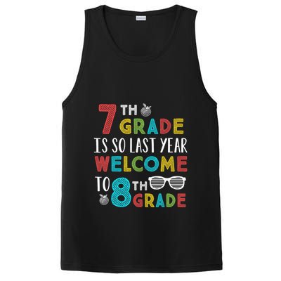 7th Grade Is So Last Year Welcome To 8th Grade Teachers Gift PosiCharge Competitor Tank