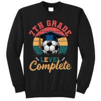 7th Grade Level Complete Soccer Girl Last Day Of School Sweatshirt