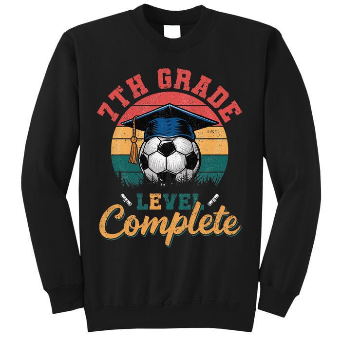 7th Grade Level Complete Soccer Girl Last Day Of School Sweatshirt