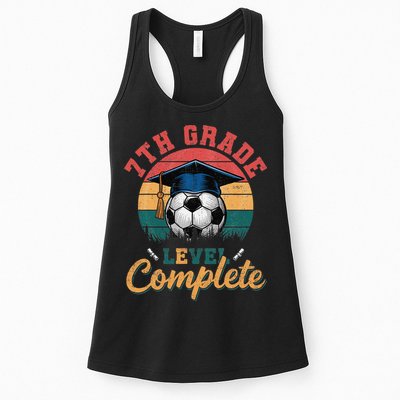 7th Grade Level Complete Soccer Girl Last Day Of School Womens Tank Top