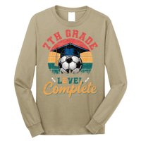 7th Grade Level Complete Soccer Girl Last Day Of School Long Sleeve Shirt