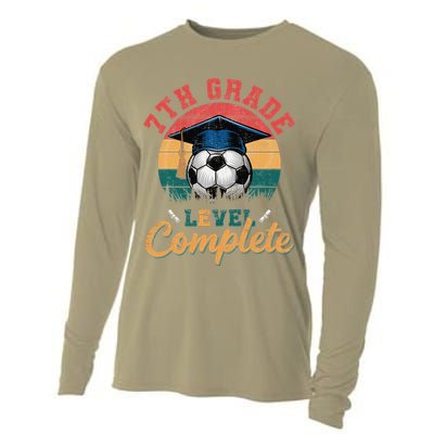 7th Grade Level Complete Soccer Girl Last Day Of School Cooling Performance Long Sleeve Crew
