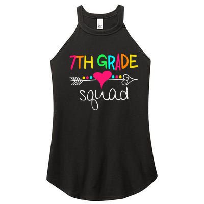 7th Grade Squad Seventh Teacher Student Team Back To School Gift Women’s Perfect Tri Rocker Tank