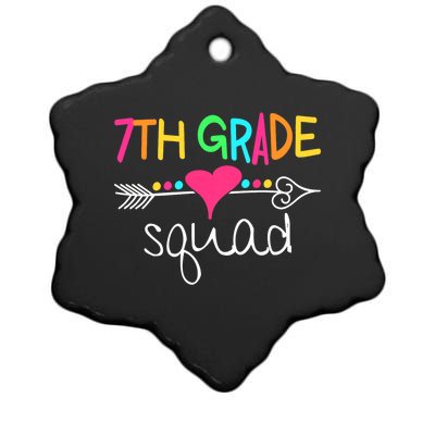 7th Grade Squad Seventh Teacher Student Team Back To School Ceramic Star Ornament