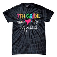 7th Grade Squad Seventh Teacher Student Team Back To School Tie-Dye T-Shirt