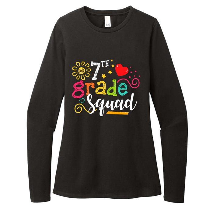 7th Grade Squad Student Teacher Gift Back To School Womens CVC Long Sleeve Shirt