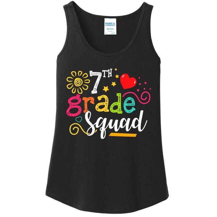 7th Grade Squad Student Teacher Gift Back To School Ladies Essential Tank