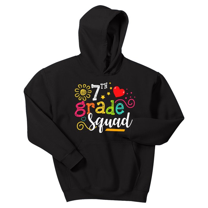 7th Grade Squad Student Teacher Gift Back To School Kids Hoodie