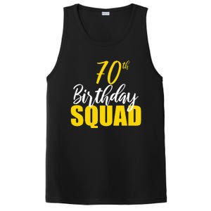 70th Happy Birthday Squad Party Bday Family Group Reunion PosiCharge Competitor Tank