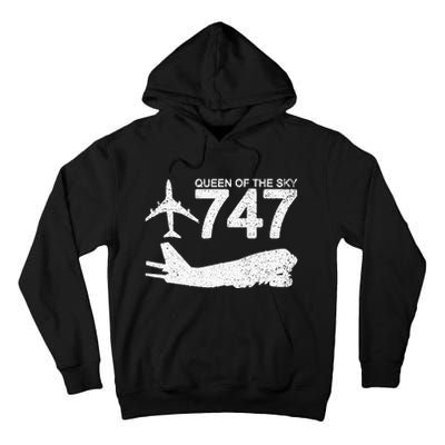 747 Jumbo Jet Aviation Plane Spotting Tall Hoodie