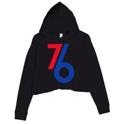 76s Logo Crop Fleece Hoodie