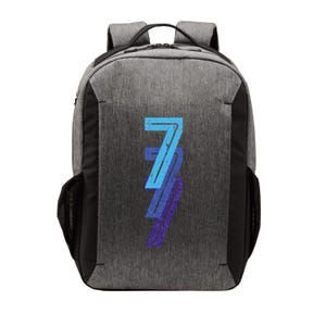 7 Lucky Number 7th Year Birthday Age Sports Team Vector Backpack