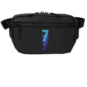 7 Lucky Number 7th Year Birthday Age Sports Team Crossbody Pack