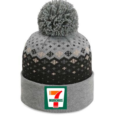 7 Munchies The Baniff Cuffed Pom Beanie