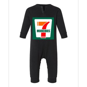 7 Munchies Infant Fleece One Piece