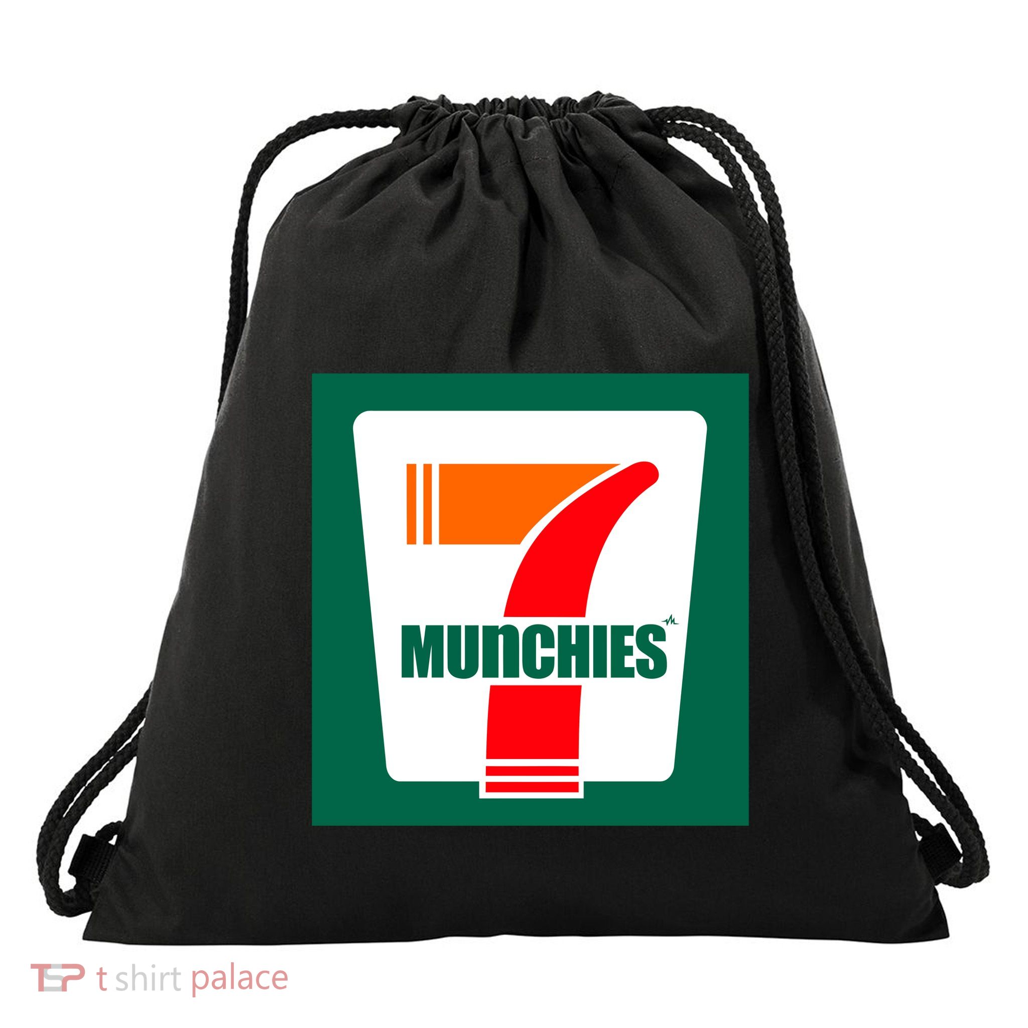 7 Munchies Drawstring Bag