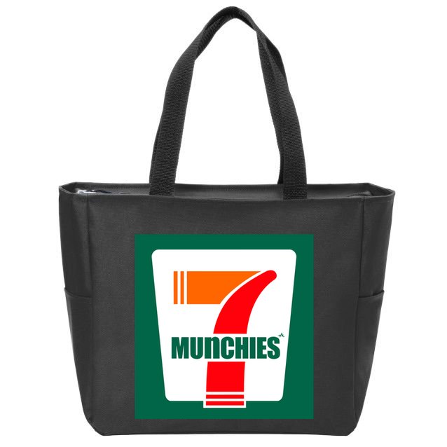 7 Munchies Zip Tote Bag