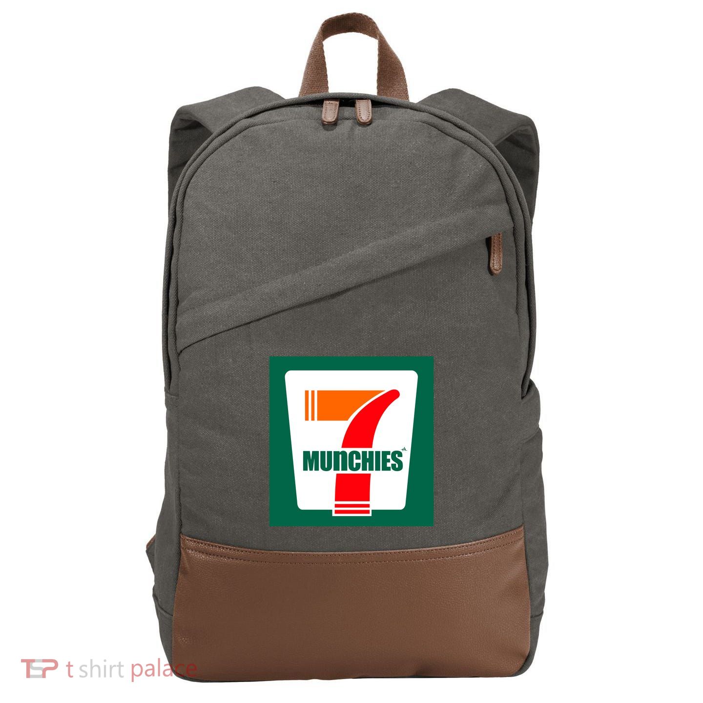 7 Munchies Cotton Canvas Backpack