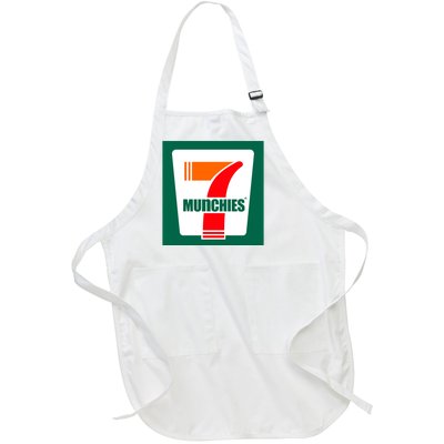 7 Munchies Full-Length Apron With Pockets