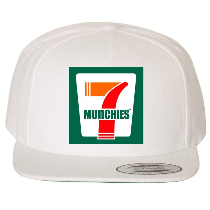 7 Munchies Wool Snapback Cap