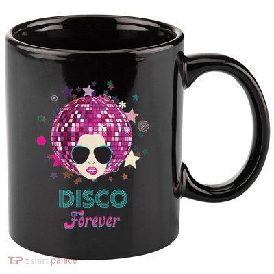 70s Music Disco Forever Costume 11oz C Handle Ceramic Mug
