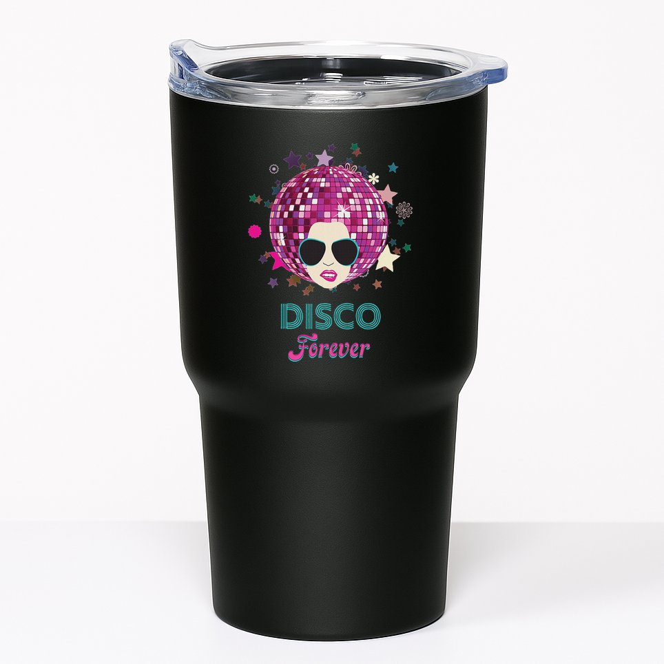 70s Music Disco Forever Costume Tumbler