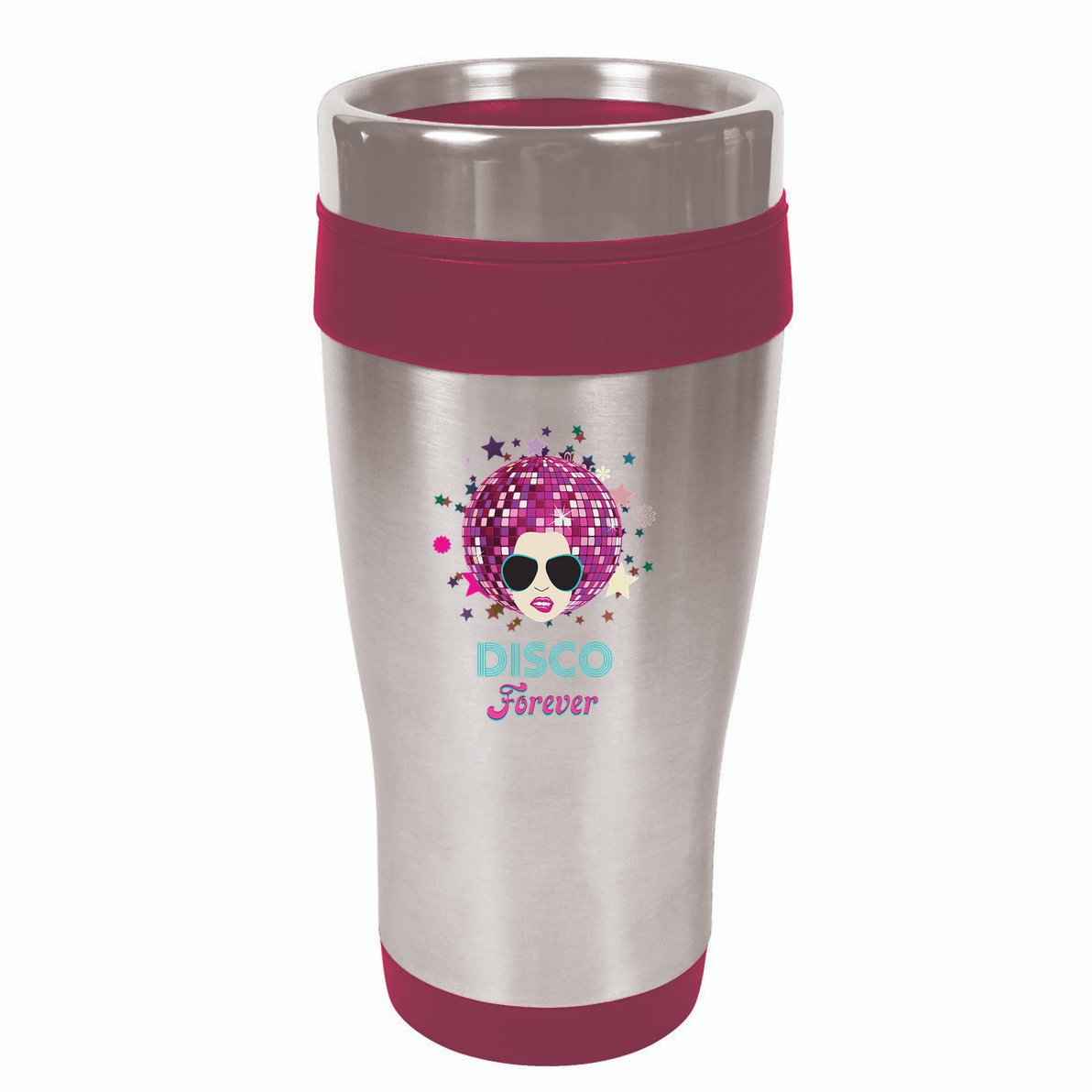 70s Music Disco Forever Costume 16oz Travel Tumbler