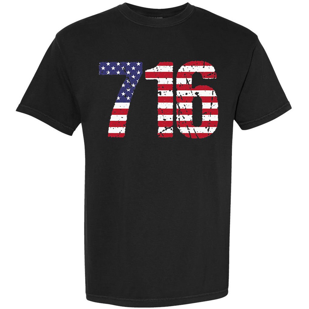 716 New York Area Code Comfort Colors T-Shirt