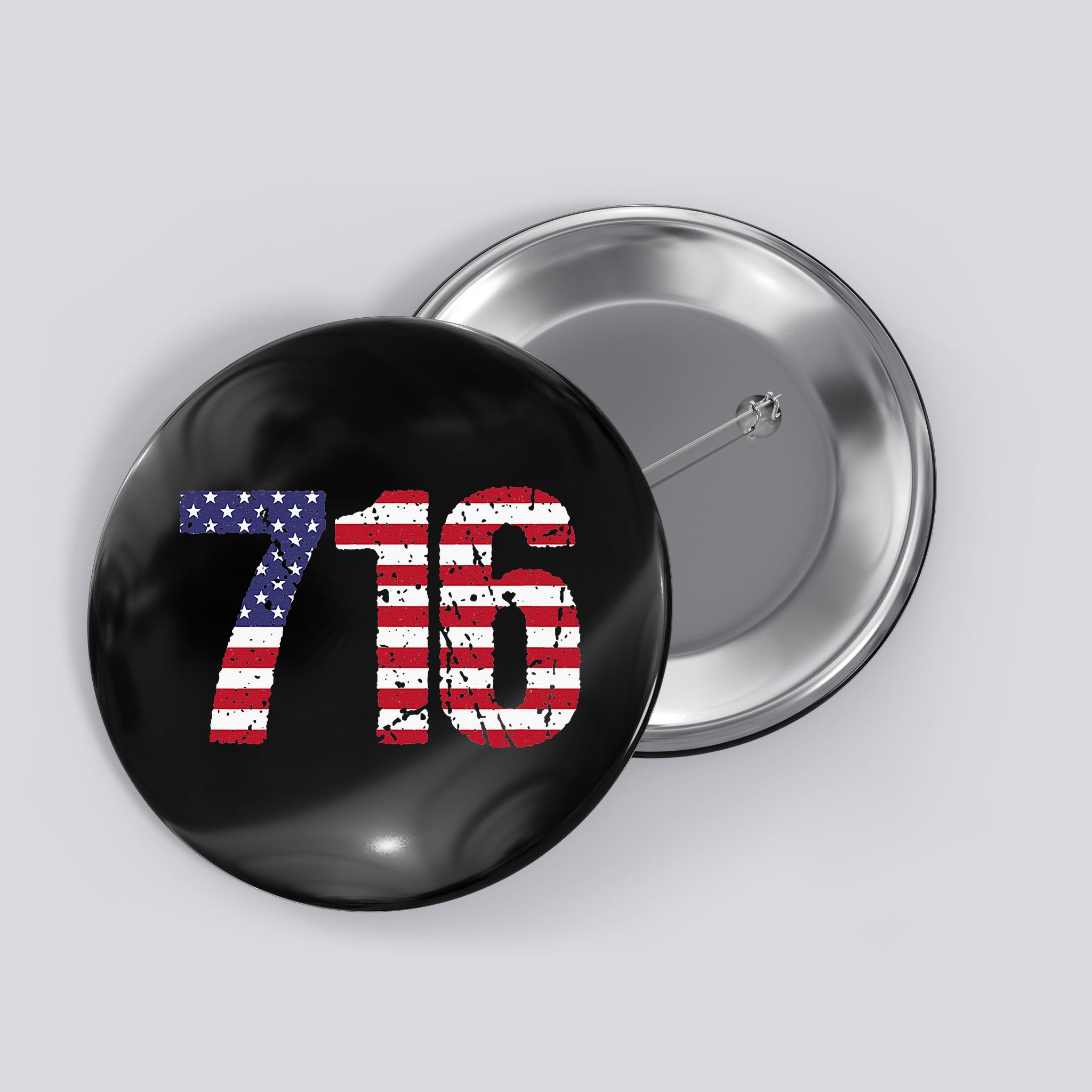716 New York Area Code Button