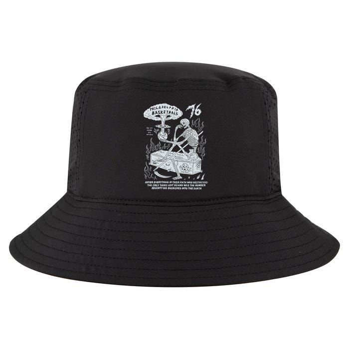 76 Philadelphia Basketball After Everything In Their Path Was Destroyed Cool Comfort Performance Bucket Hat