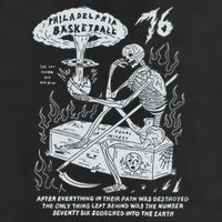 76 Philadelphia Basketball After Everything In Their Path Was Destroyed Cool Comfort Performance Bucket Hat