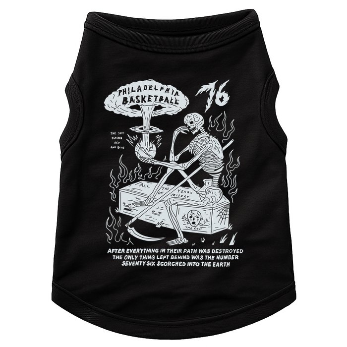76 Philadelphia Basketball After Everything In Their Path Was Destroyed Doggie Tank