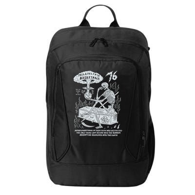 76 Philadelphia Basketball After Everything In Their Path Was Destroyed City Backpack