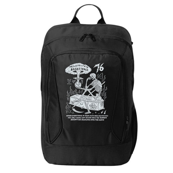 76 Philadelphia Basketball After Everything In Their Path Was Destroyed City Backpack