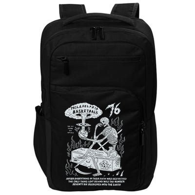 76 Philadelphia Basketball After Everything In Their Path Was Destroyed Impact Tech Backpack