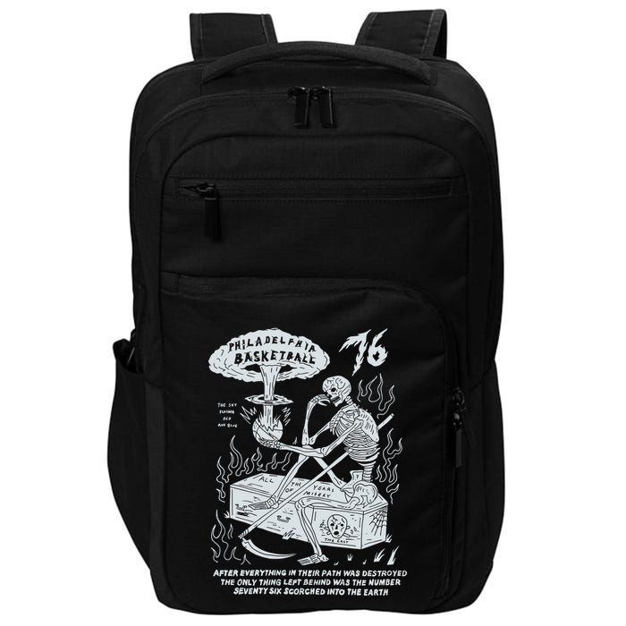 76 Philadelphia Basketball After Everything In Their Path Was Destroyed Impact Tech Backpack