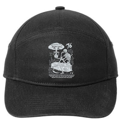 76 Philadelphia Basketball After Everything In Their Path Was Destroyed 7-Panel Snapback Hat