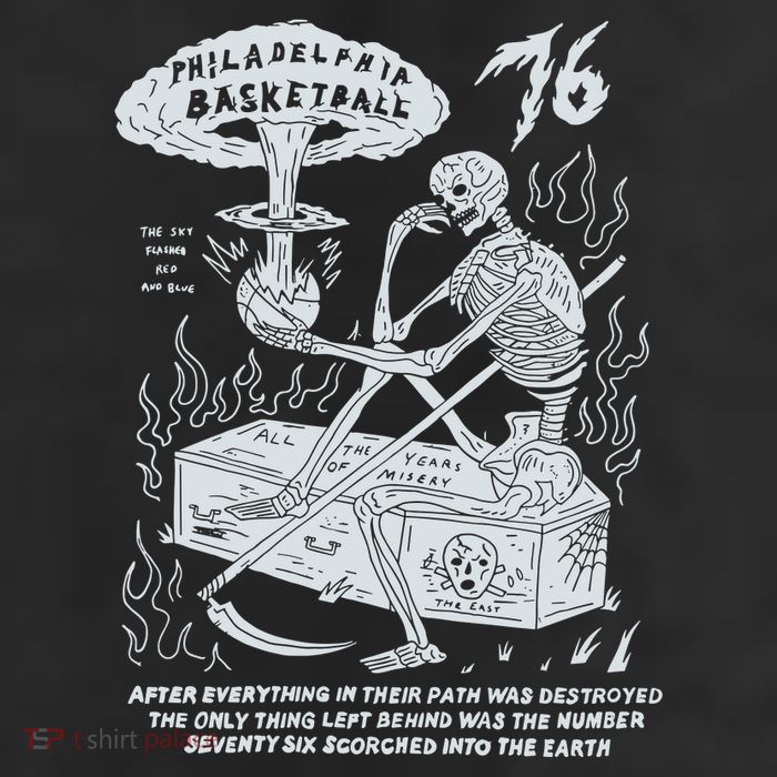 76 Philadelphia Basketball After Everything In Their Path Was Destroyed 11oz C Handle Ceramic Mug