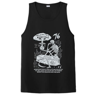 76 Philadelphia Basketball After Everything In Their Path Was Destroyed PosiCharge Competitor Tank