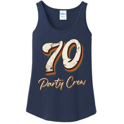 70 Party Crew 70th Birthday Ladies Essential Tank