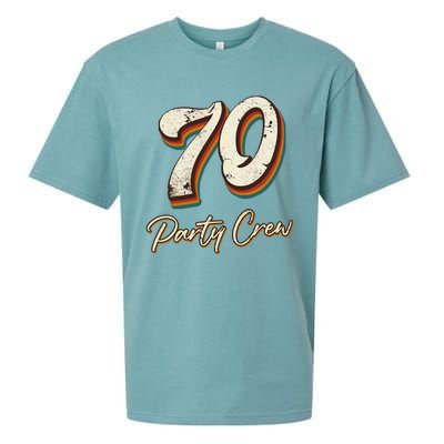 70 Party Crew 70th Birthday Sueded Cloud Jersey T-Shirt