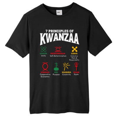 7 Principles Of Kwanzaa African American Pride Tall Fusion ChromaSoft Performance T-Shirt