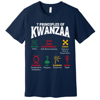 7 Principles Of Kwanzaa African American Pride Premium T-Shirt