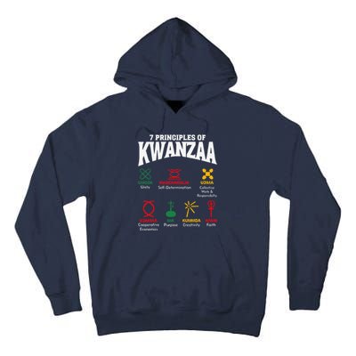 7 Principles Of Kwanzaa African American Pride Tall Hoodie